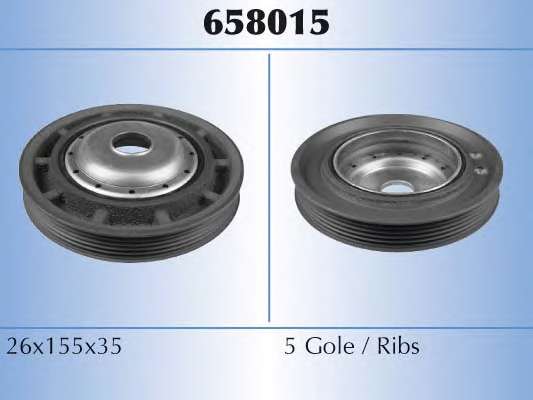 Шків колінчастого  валу