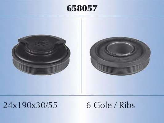 Ременный шкив, коленчатый вал