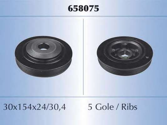 Ременный шкив, коленчатый вал