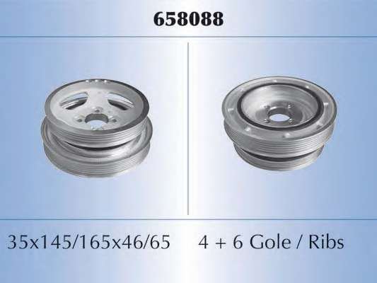Ременный шкив, коленчатый вал