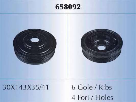 Ременный шкив, коленчатый вал