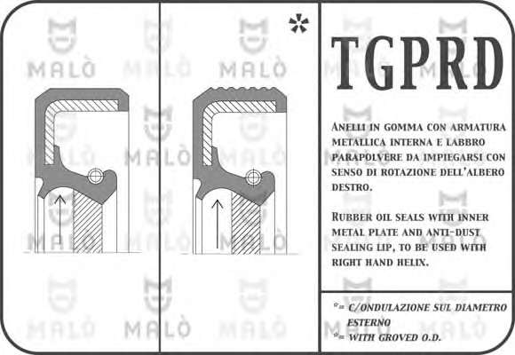 Уплотняющее кольцо, коленчатый вал. Уплотняющее кольцо, ступенчатая коробка передач