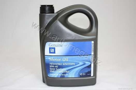 Мастило моторне GM Semi Synthetic 1942046 10W40 5L