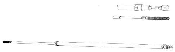 Трос, стояночная тормозная система