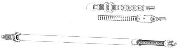 Трос, стояночная тормозная система