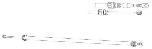 Трос, стояночная тормозная система