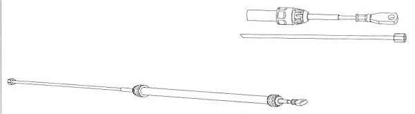 Трос, стояночная тормозная система