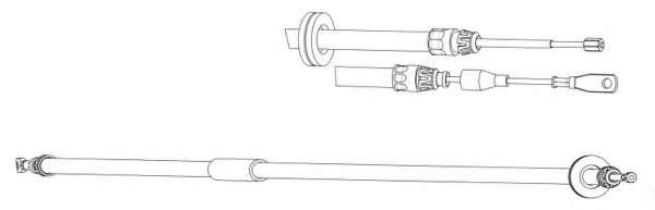 Трос, стояночная тормозная система