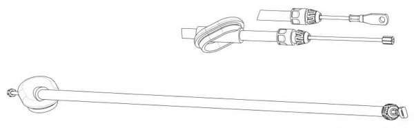 Трос, стояночная тормозная система