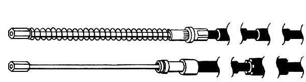 Трос, стояночная тормозная система