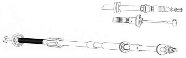 Трос, стояночная тормозная система