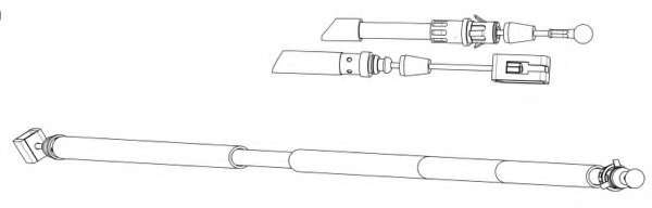 Трос, стояночная тормозная система