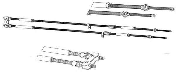 Трос, стояночная тормозная система