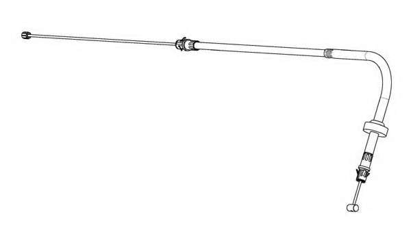 Трос, стояночная тормозная система