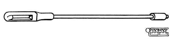 Трос, стояночная тормозная система