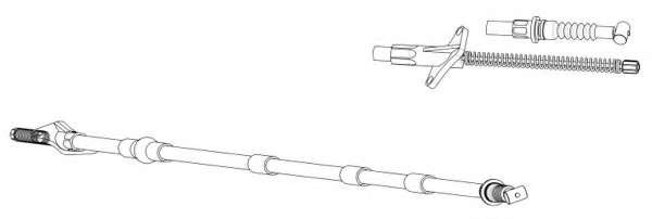 Трос, стояночная тормозная система