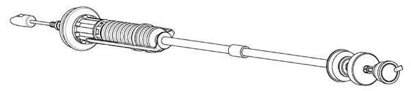 Трос, управление сцеплением