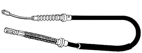 Трос, стояночная тормозная система