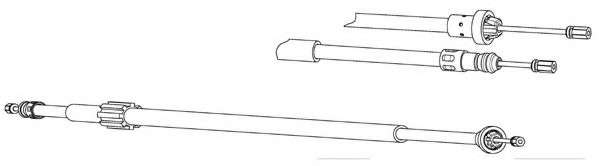 Трос, стояночная тормозная система