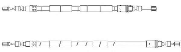 Трос, стояночная тормозная система