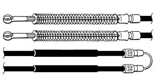 Трос, стояночная тормозная система