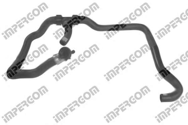 Патрубок радіатора (нижній) Renault Kangoo 1.5dCi 08- (L) (к-кт в зборі)