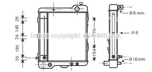 Радиатор, охлаждение двигателя