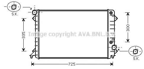 Радиатор, охлаждение двигателя