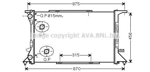 Радиатор, охлаждение двигателя