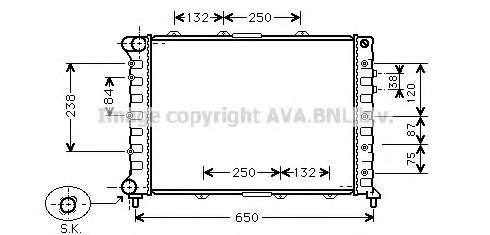 Радиатор, охлаждение двигателя