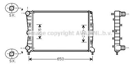 Радиатор, охлаждение двигателя