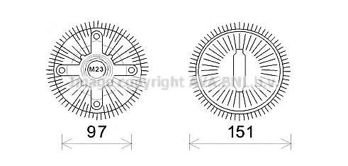 Сцепление, вентилятор радиатора