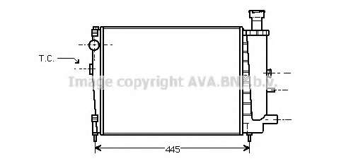 Радиатор, охлаждение двигателя