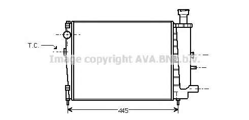 Радиатор, охлаждение двигателя