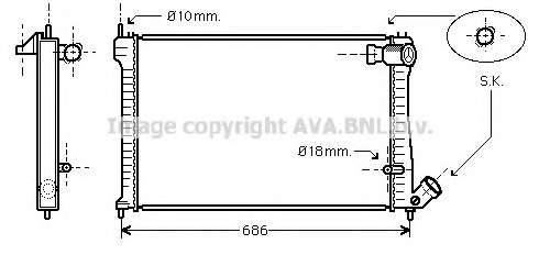 Радиатор, охлаждение двигателя