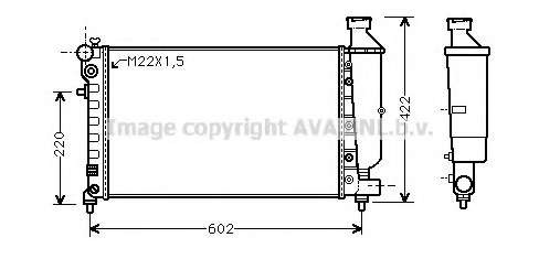Радиатор, охлаждение двигателя