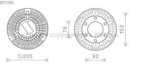Сцепление, вентилятор радиатора