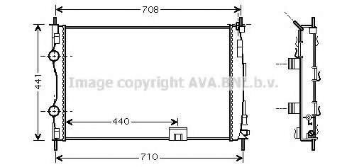 Радиатор, охлаждение двигателя