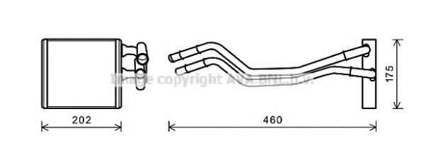 Теплообменник, отопление салона
