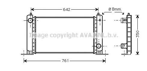 Радиатор, охлаждение двигателя