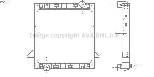 Радиатор, охлаждение двигателя
