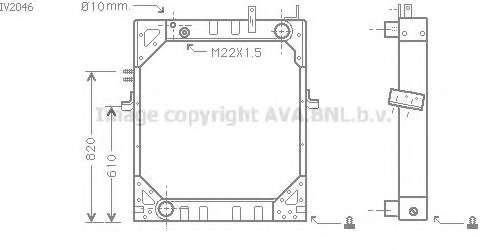 Радиатор, охлаждение двигателя