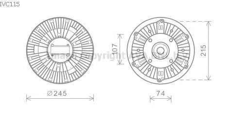 Сцепление, вентилятор радиатора