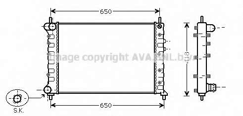 Радиатор, охлаждение двигателя