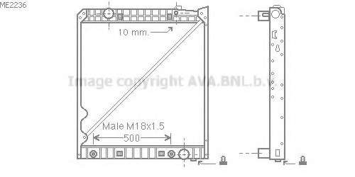 Радиатор, охлаждение двигателя