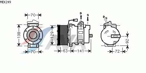 Компрессор, кондиционер