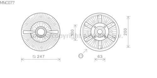 Сцепление, вентилятор радиатора