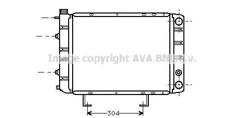 Радиатор, охлаждение двигателя