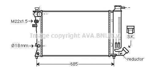 Радиатор, охлаждение двигателя
