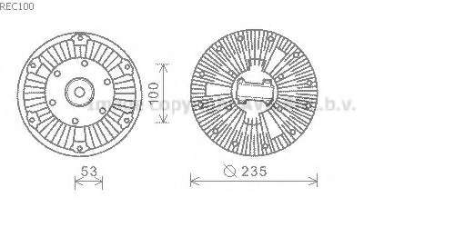 Сцепление, вентилятор радиатора